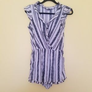 Women's Striped Romper